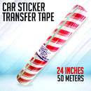 Quaff Transfer Tape for Decals and Cut-out Vinyl Stickers 50 meters