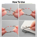 Metal Loose Leaf Book Binder Hoop Ring Handwork Multifunctional Keychain Circle Photo Album