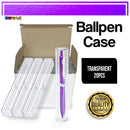 Transparent Single Ballpen Case Clear Acrylic Ballpoint Pen Case for Giveaways