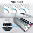 A4 Size Comb Binding Machine Double Arm Adjustable Margin Binder 21 Holes