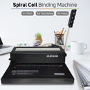 Spiral Binding Machine Q-S12M A4 Size Heavy Duty Bin Manual Binder Machine 4:1 Pitch
