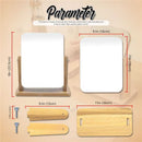360° Rotation Wooden Mirror 13x18cm for Laser Engraving