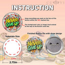 CUYI Button Pin 2.25 Inch China (Metal)