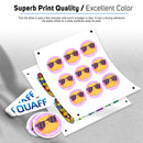 Quaff Vinyl Inkjet Sticker A3 Size Waterproof Sticker for Labelling and Customization