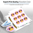 Quaff Vinyl Inkjet Sticker A3 Size Waterproof Sticker for Labelling and Customization