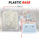 100pcs Square Button Fridge Magnet Set (2inch)