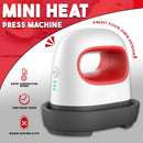 Mini Heat Press Machine 11.5cm X 6.5cm And Iron