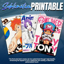 A5 SIZE SUBLIMATION PRINTABLE NOTEBOOK ( 80 SHEETS )