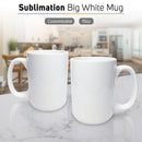 Quaff Big Sublimation Ceramic Mugs 15oz [36pcs]